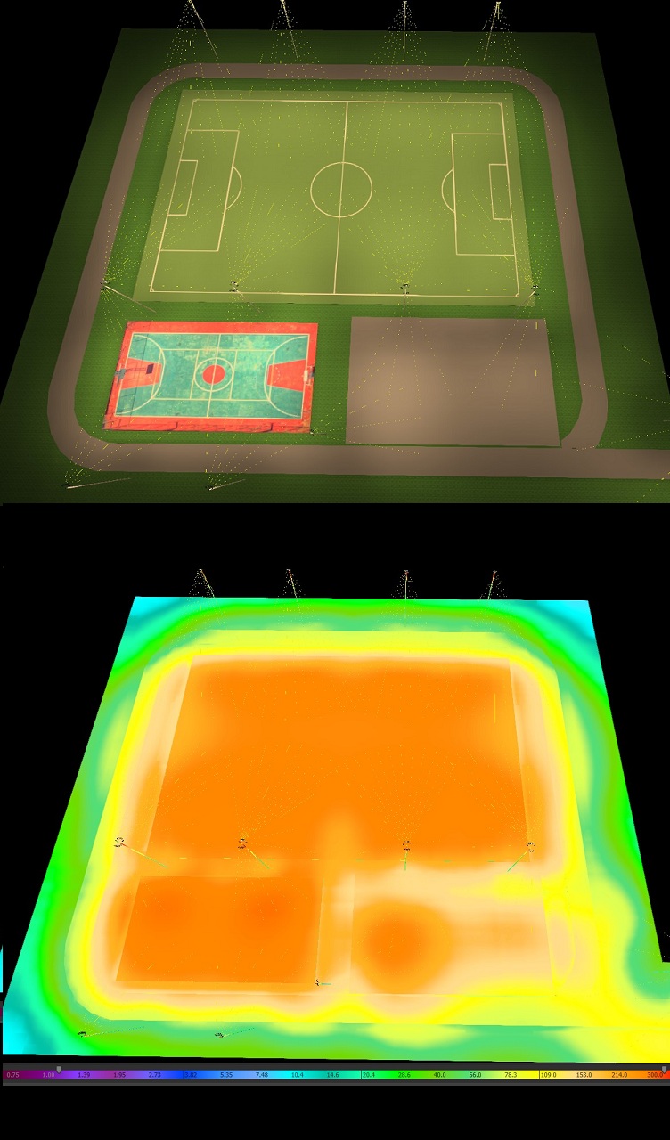Lighting Plan for sporting facility